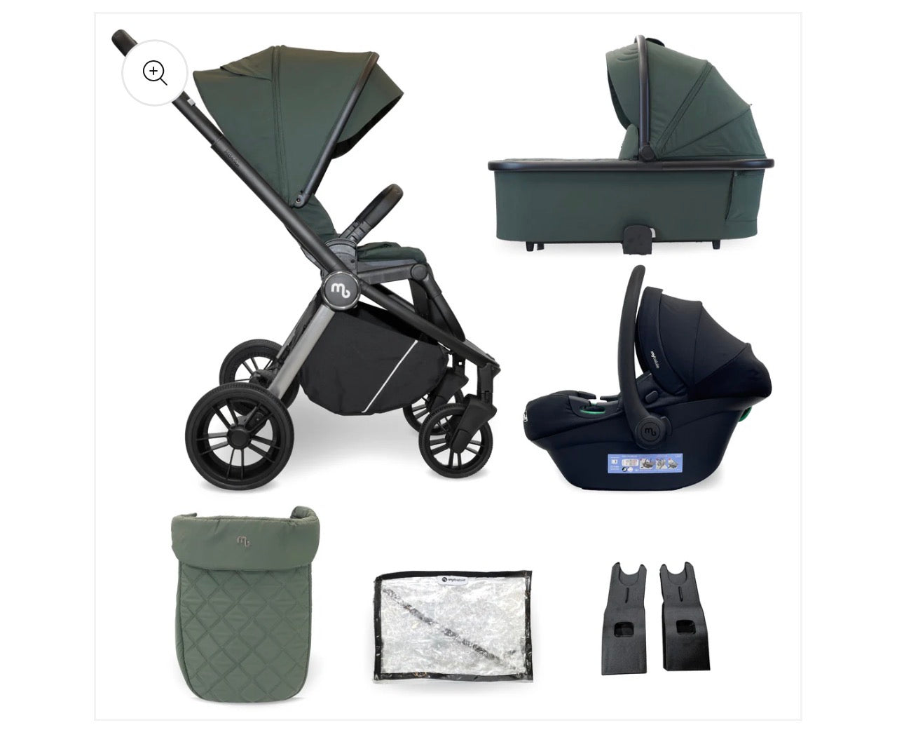 my Babiie MB450i 3 - 1 Travel System