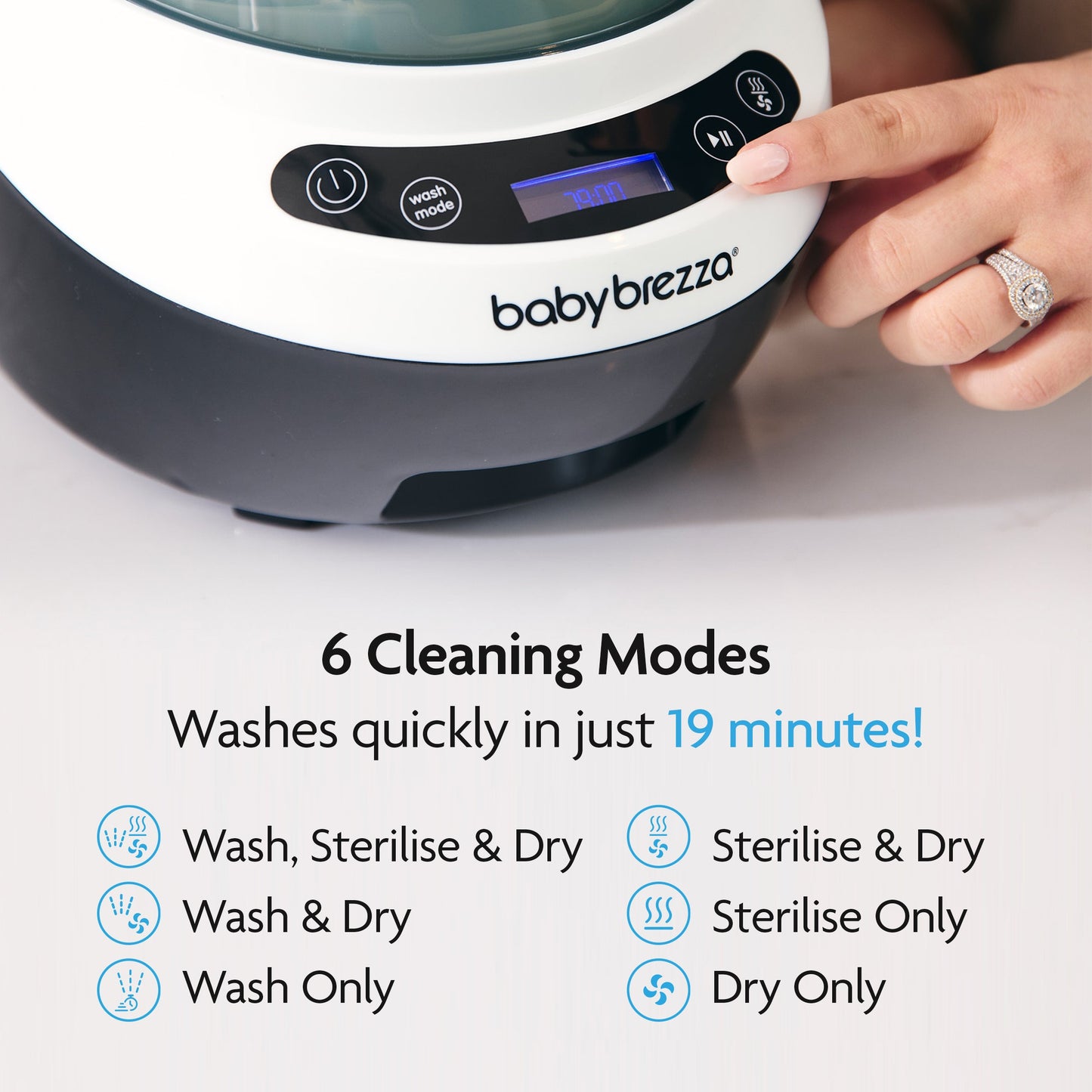 Baby Brezza Bottle Washer Pro - All in one Washer , steriliser ,Dryer