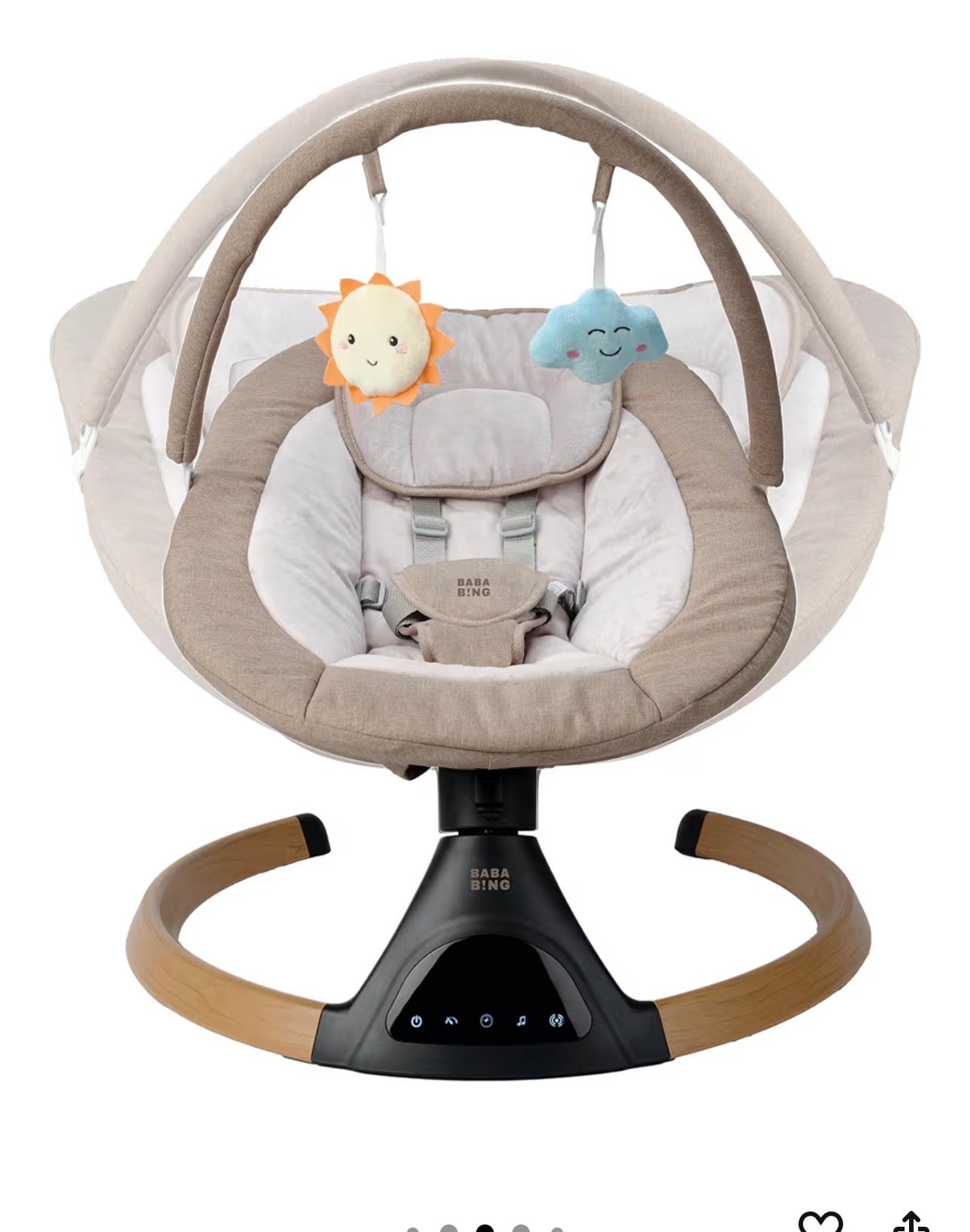 Bababing hub swing