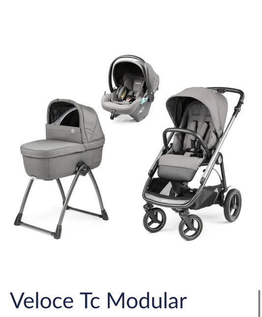 Peg Perego Veloce TC 11 Piece Travel Bundle - Astral.